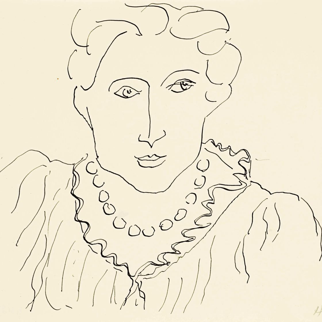 Henri Matisse — Женщина в колье