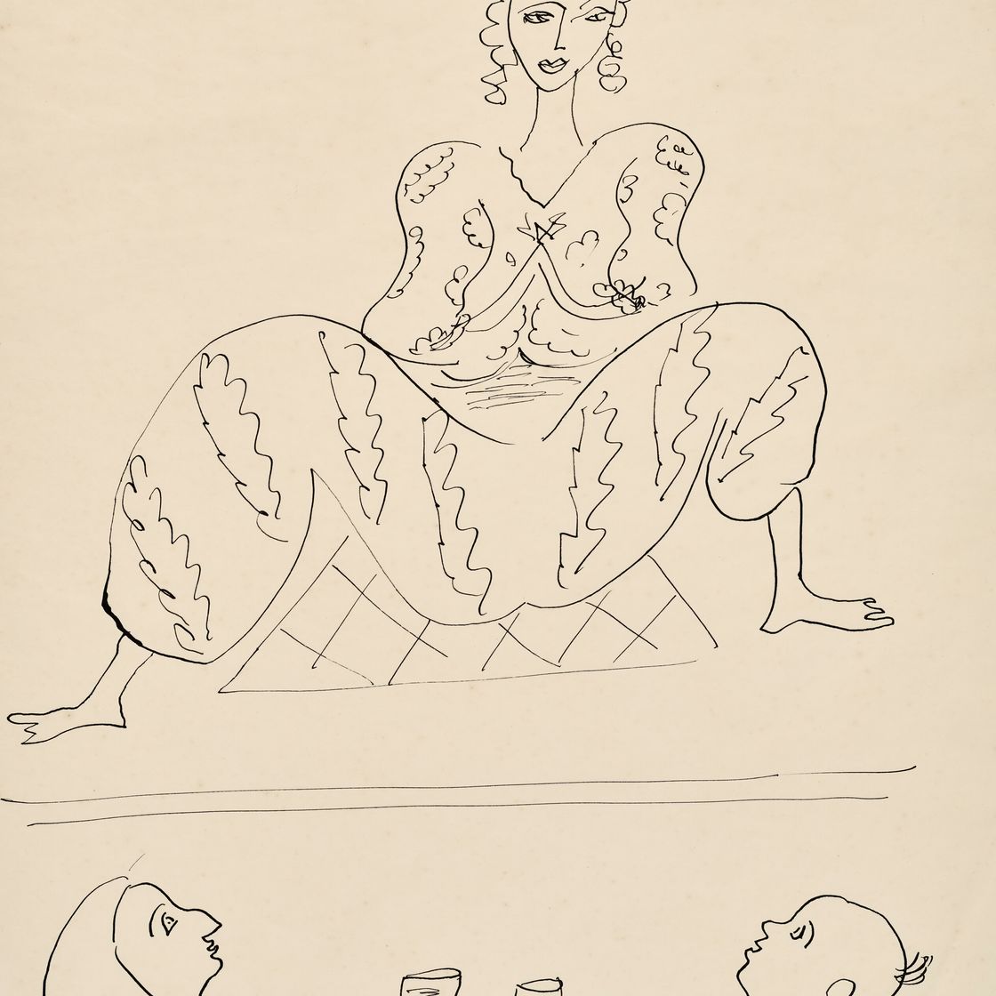 Henri Matisse — Авторский этюд к блузке Румэн