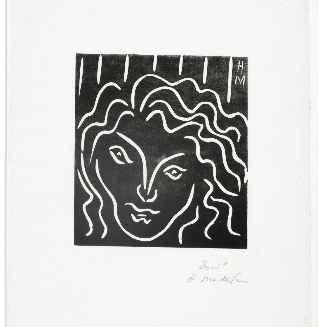 Henri Matisse — Тет-а-тет с женщиной в маскароне