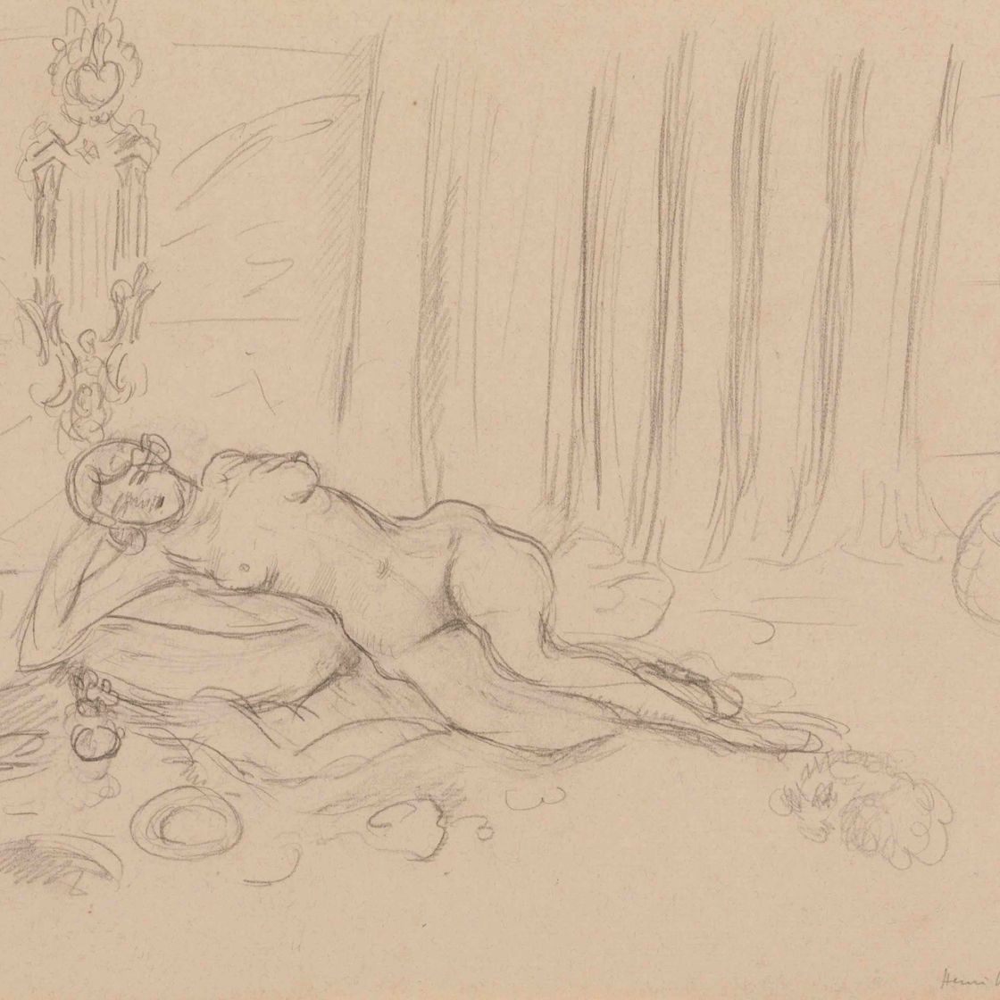Henri Matisse — Одалиска танцует в королевской спальне