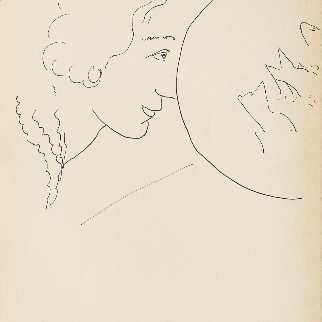 Henri Matisse — Профиль женщины
