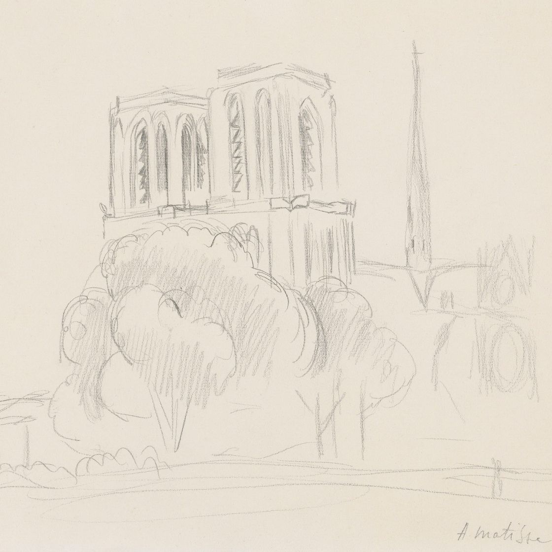 Henri Matisse — Собор Парижской Богоматери