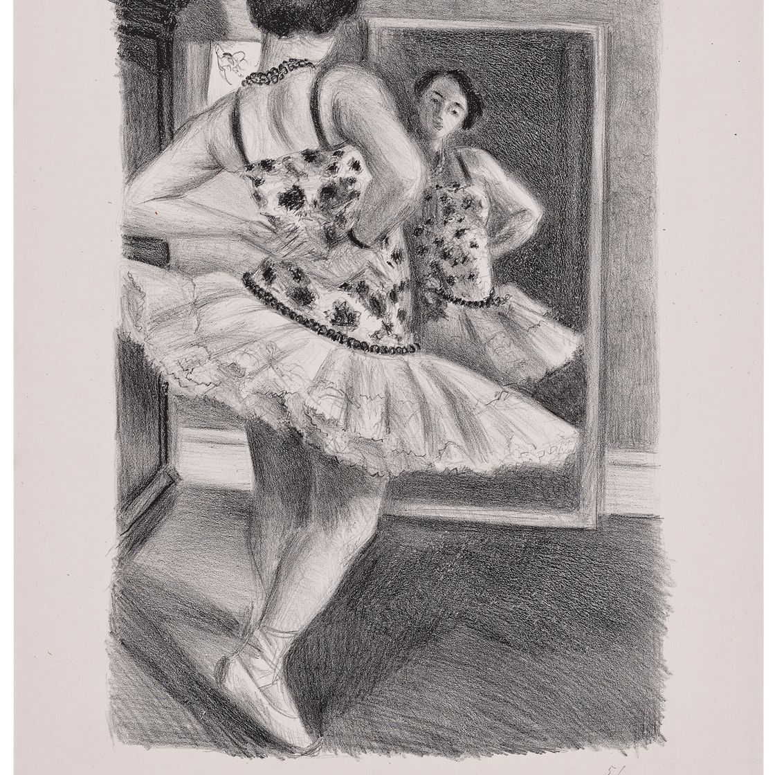 Henri Matisse — Танцовщица, отражающая танец в зеркале