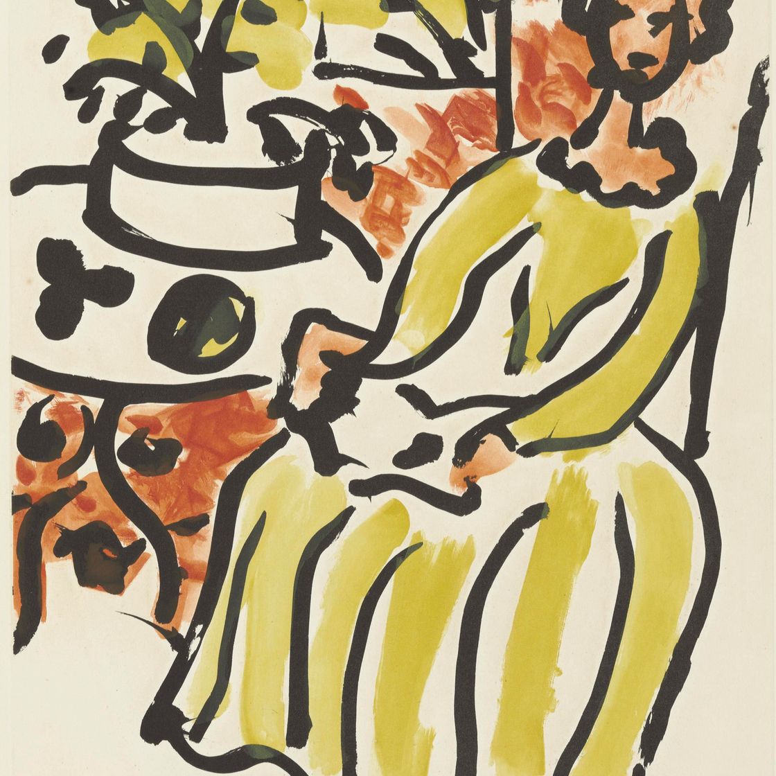 Henri Matisse — Мария-Хосе в желтом халате