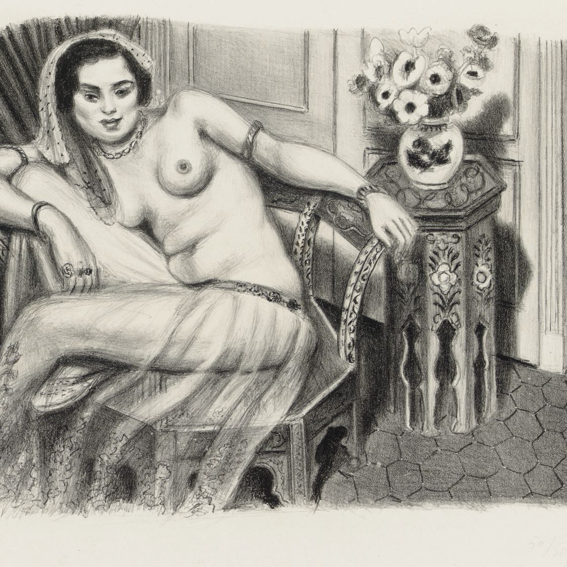 Henri Matisse — Платье из тюля в индийском стиле (D. 510)