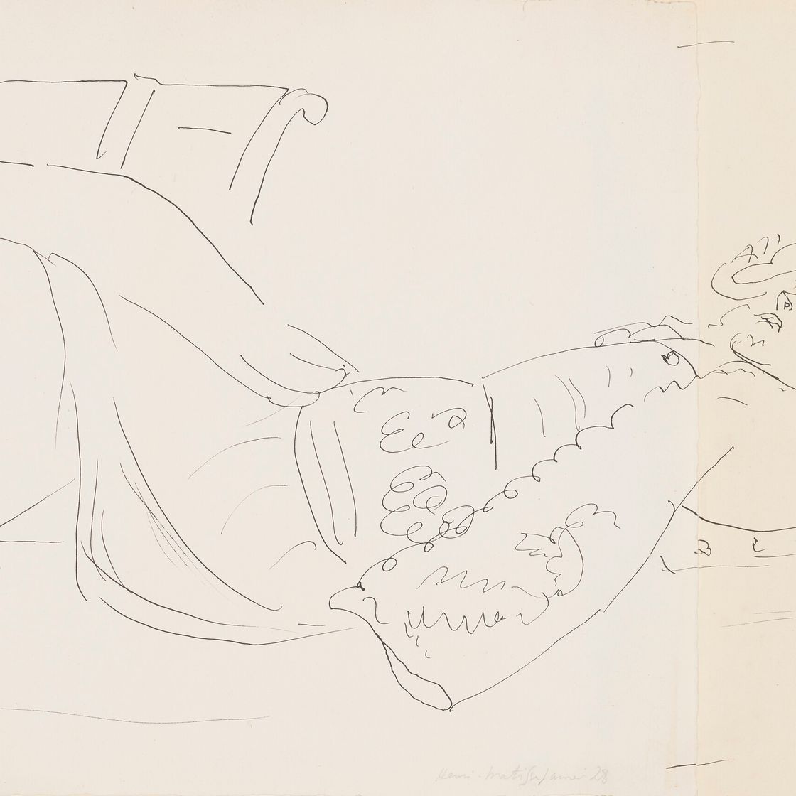 Henri Matisse — Фигурка аллонже, пье-сюр-ле-фотей