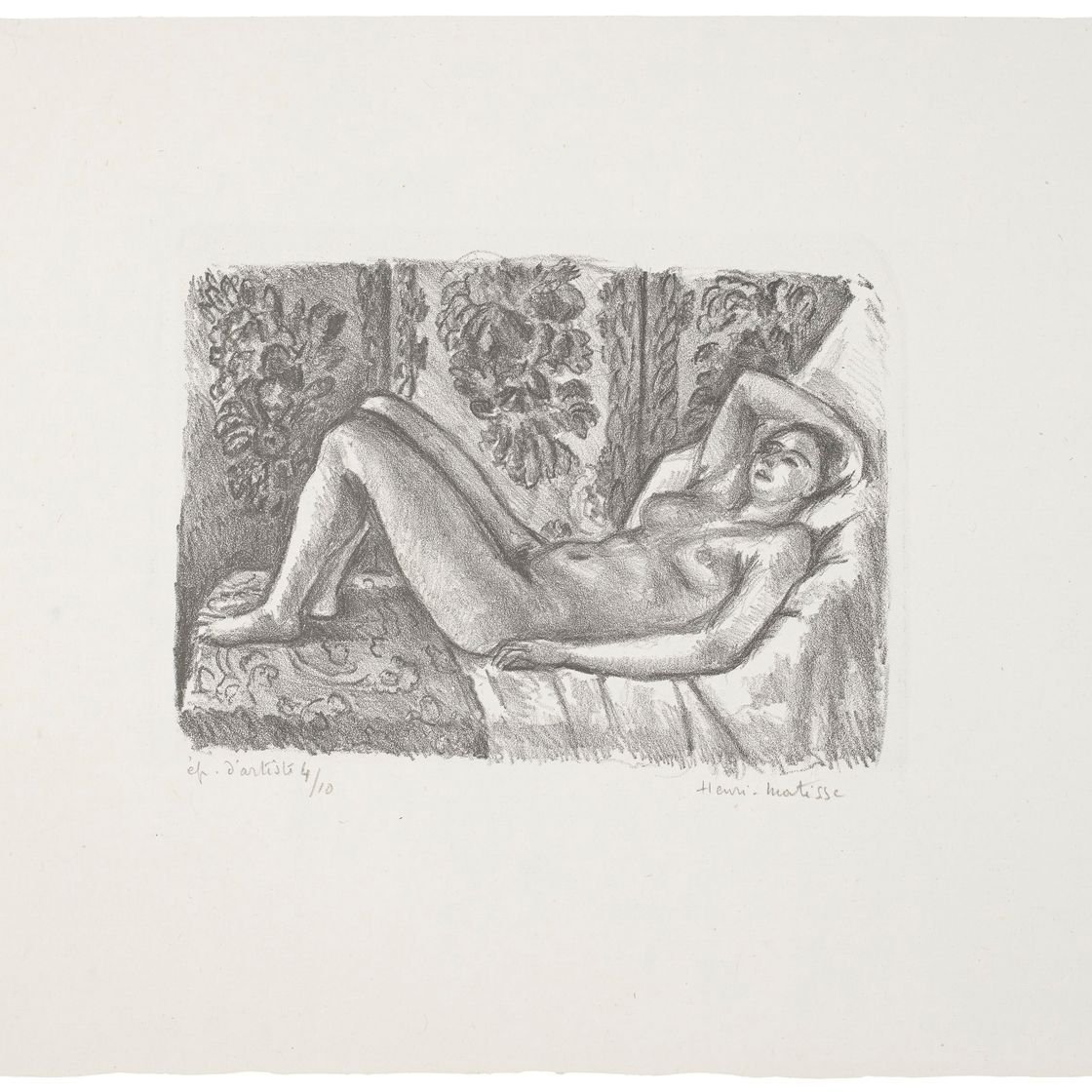 Henri Matisse — На кушетке рядом с Людовиком XIV