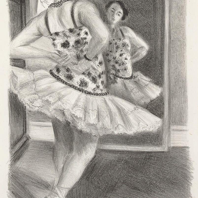 Henri Matisse — Танцовщица в отражении танца на воде (D. 490)