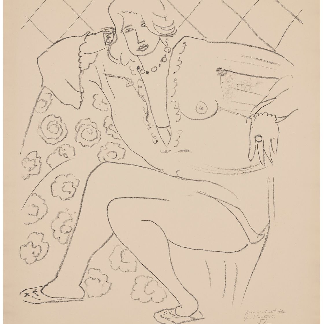 Henri Matisse — Облегающая фигура, прозрачная блузка