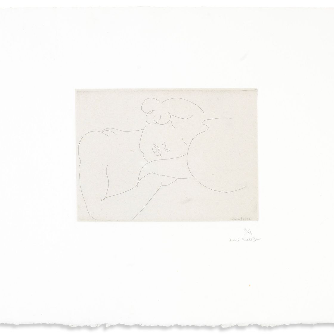 Henri Matisse — Молодая женщина дремлет перед сном