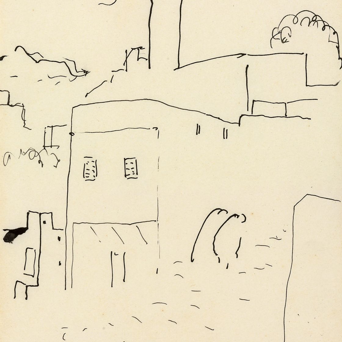 Henri Matisse — Улица Танжер, двое прохожих