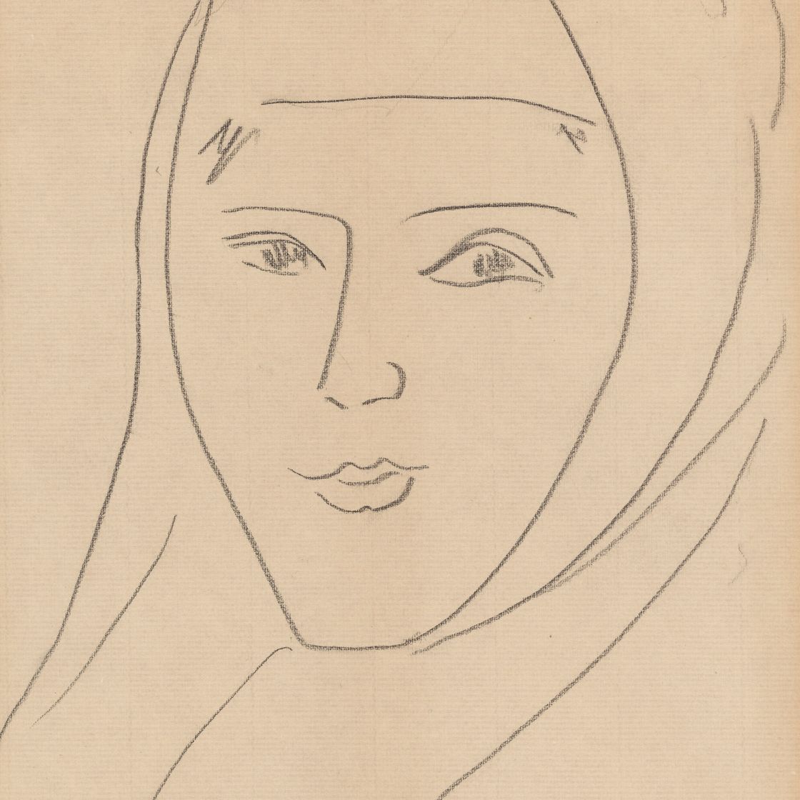 Henri Matisse — Женщина в вуали, Дусия, изображение 1