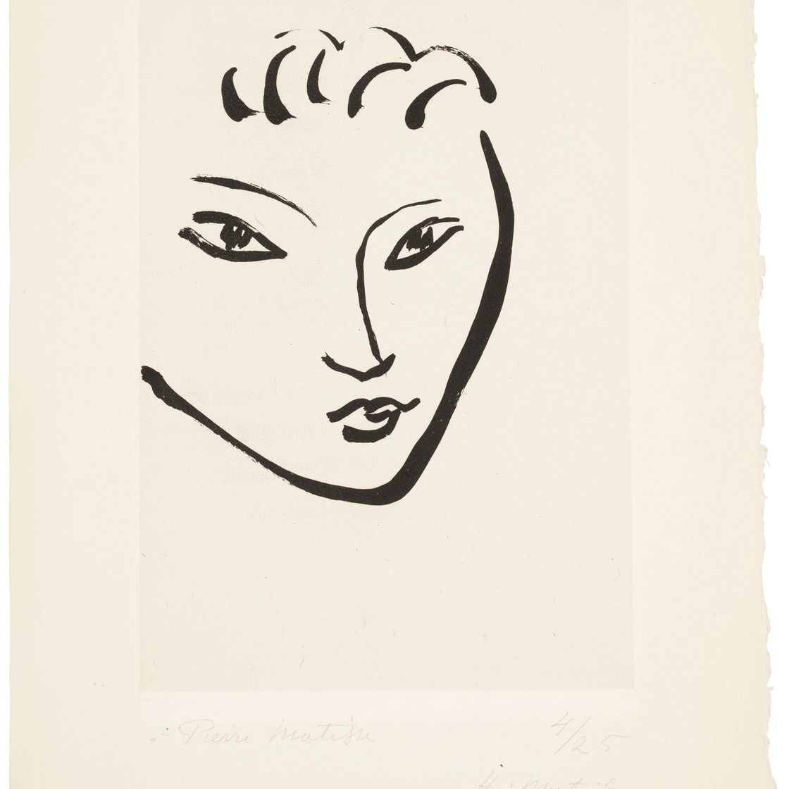Henri Matisse — Тет-а-тет с молодым человеком. Маска