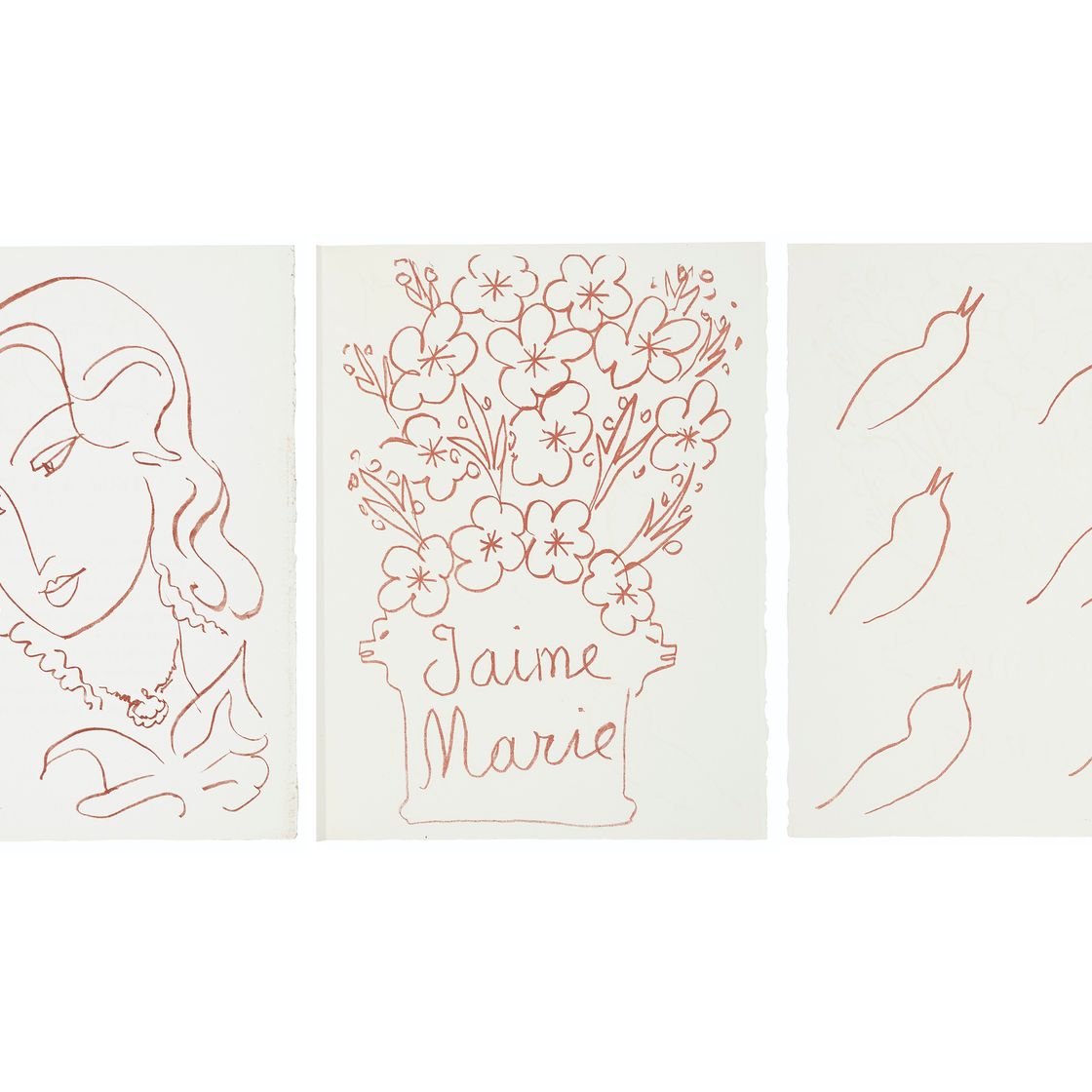 Henri Matisse — Флориледж любви Ронсара, А. Скира, Париж, 1948, изображение 1