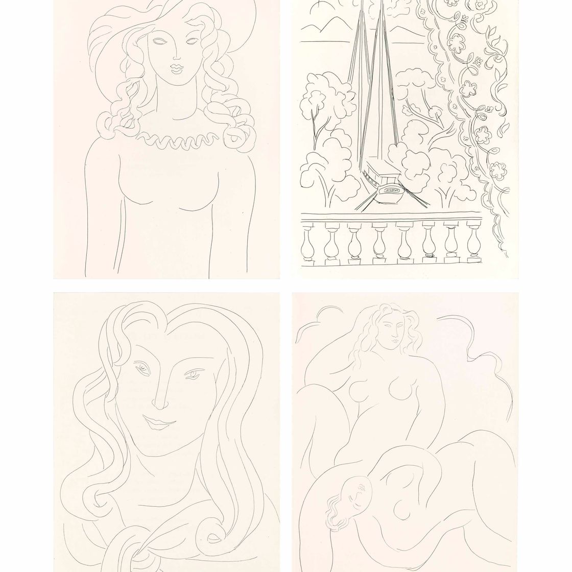 Henri Matisse — Стефан Малларме, "Поэзия", Альбер Скира, Лозанна, 1932 год, изображение 1