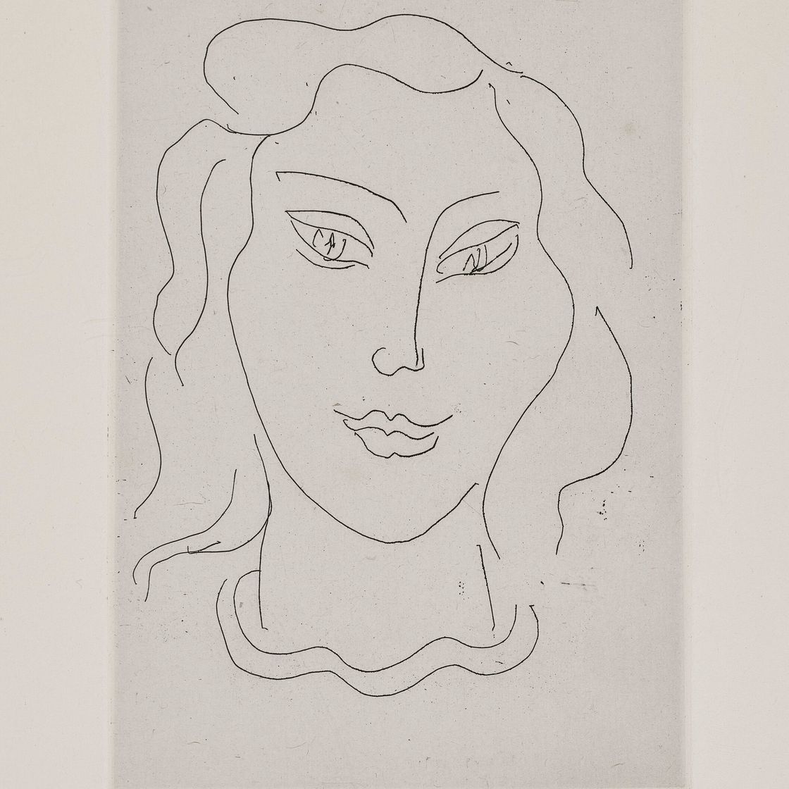 Henri Matisse — Молодая женщина в колье-змейке