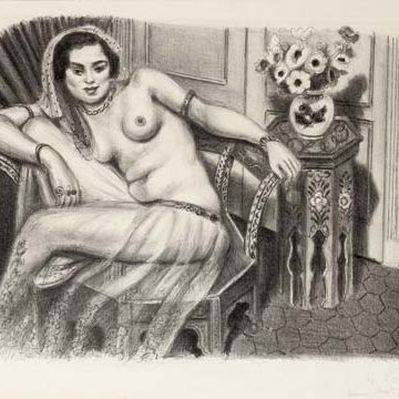 Henri Matisse — Платье из тюля в индийском стиле (D.-M. 510)