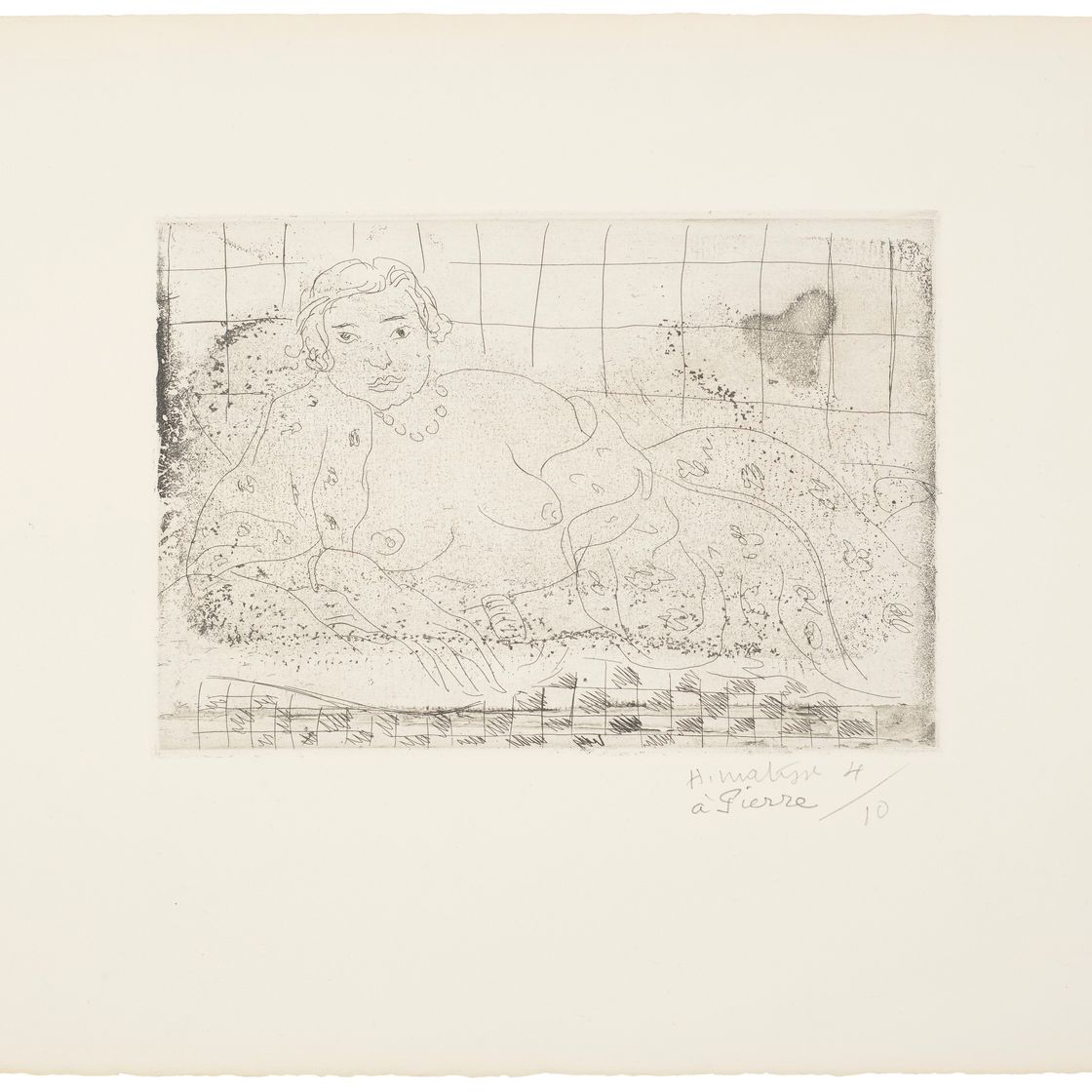 Henri Matisse — Ну каше, соль-ан-дамье