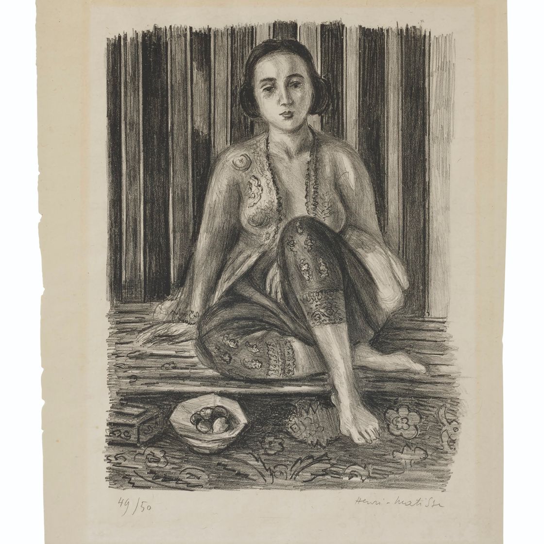 Henri Matisse — Одалиска в фруктовом купе