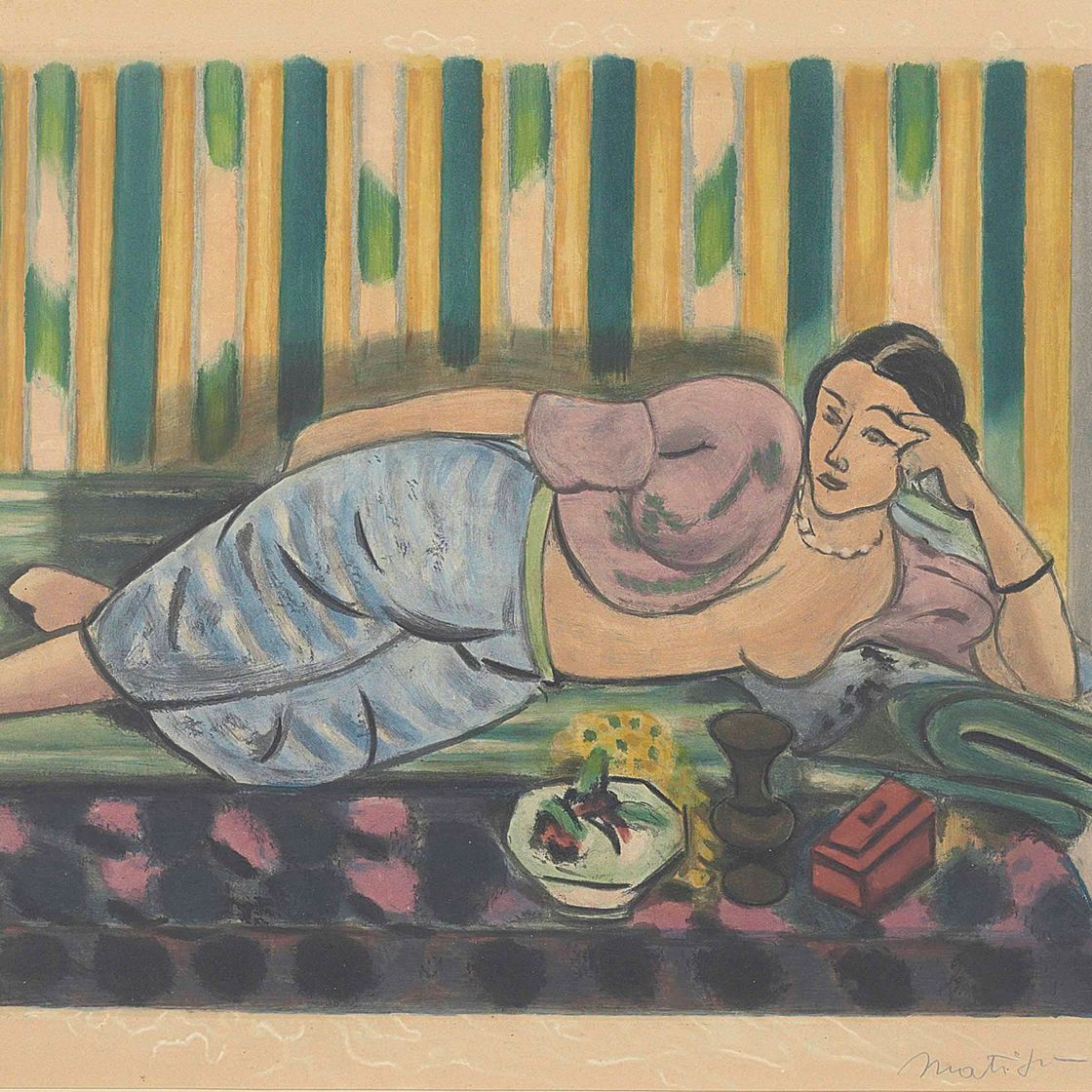 Henri Matisse — Одалиска в красном кофре, изображение 1