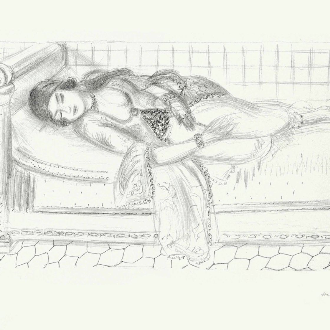 Henri Matisse — Восточная улица, освещенная музеями, соль-де-карро-руж