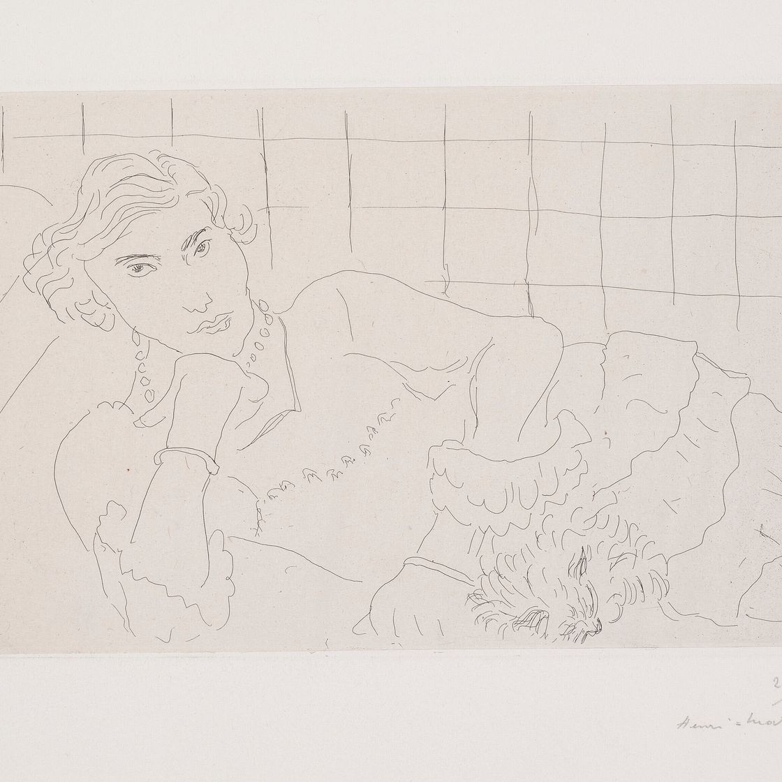 Henri Matisse — Молодая женщина и сын мой, изображение 1