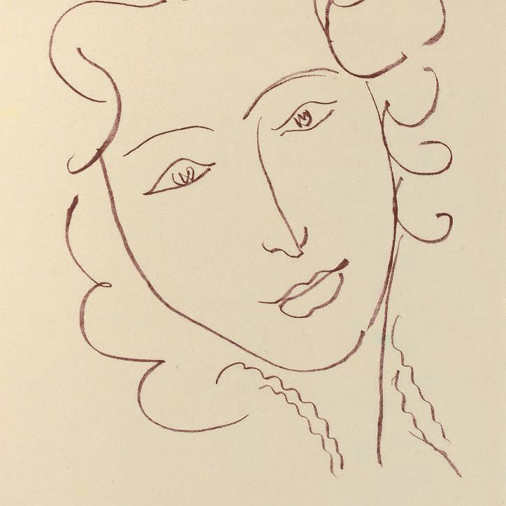 Henri Matisse — Ронсар, "Флориледж любви", Альбер Скира, Париж, 1948 (серия книг 25)