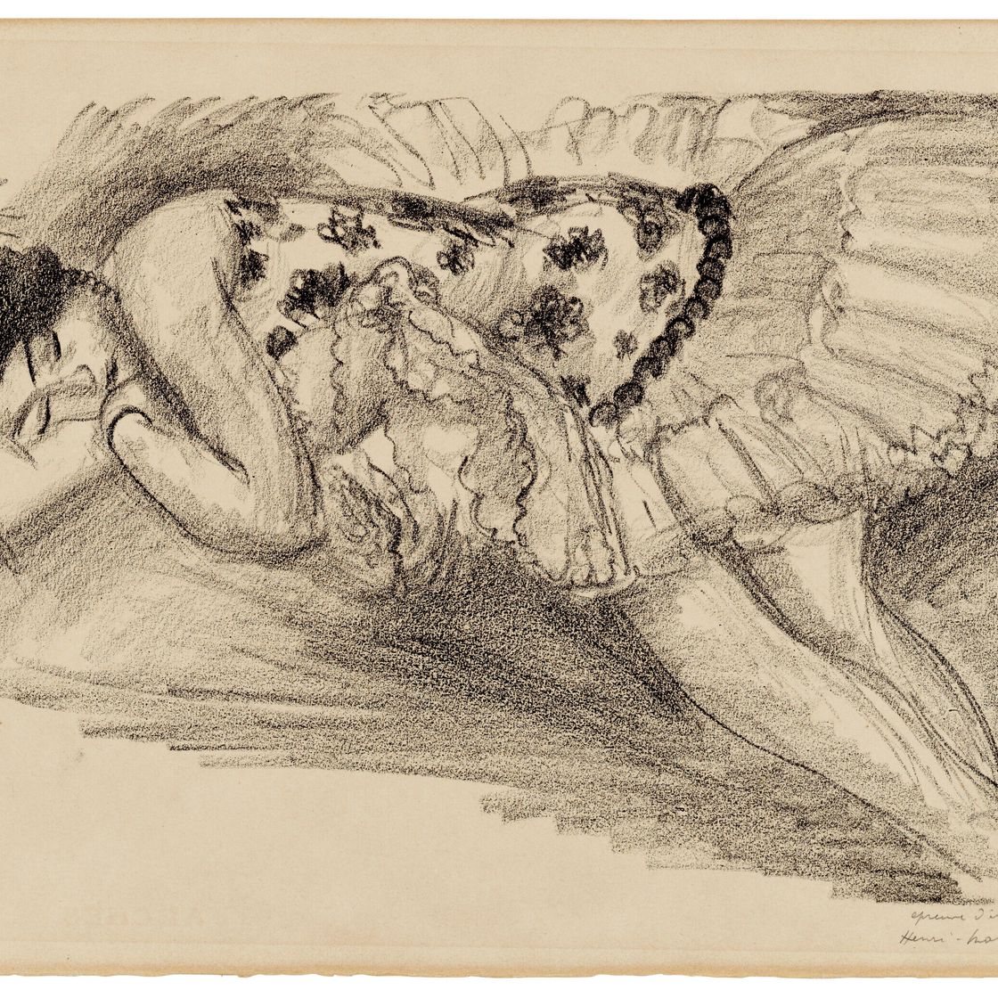 Henri Matisse — Танцовщица, танцующая на диване, от: Dix Danseuses