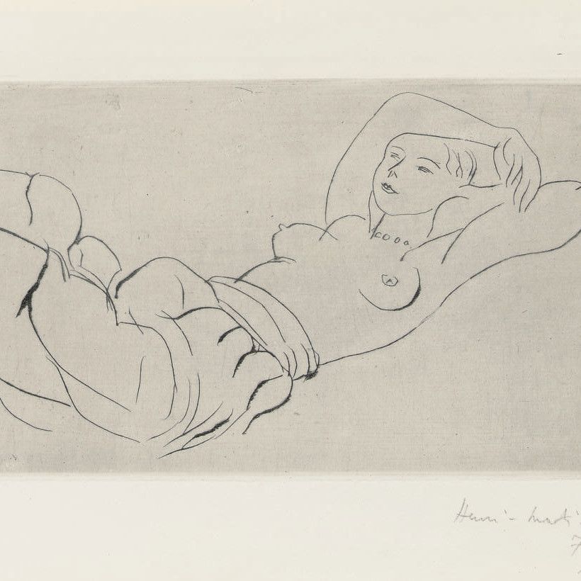 Henri Matisse — Кушетка-одалиска (Д. 109)