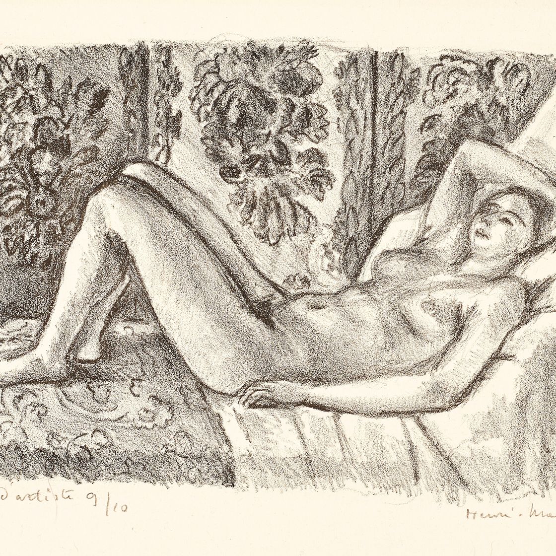 Henri Matisse — На кушетке рядом с Людовиком XIV