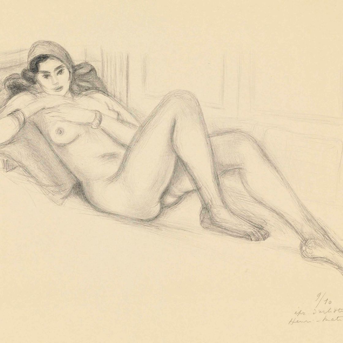Henri Matisse — Новый тюрбан (D. 509)