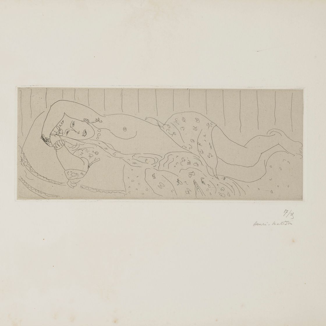 Henri Matisse — Ну что ж, кушетка, драпировка в стиле флери, изображение 1