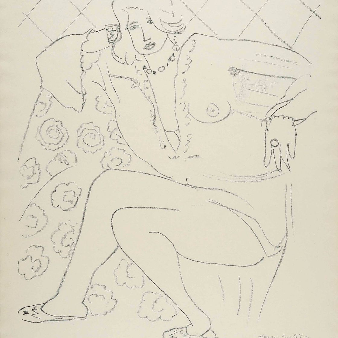 Henri Matisse — Облегающая фигура, прозрачная блузка