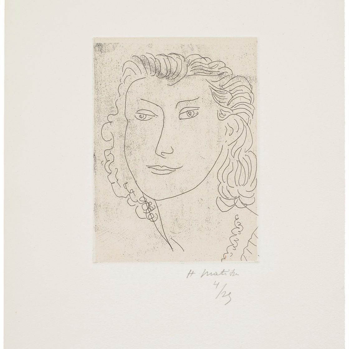 Henri Matisse — Визаж из трех четвертинок