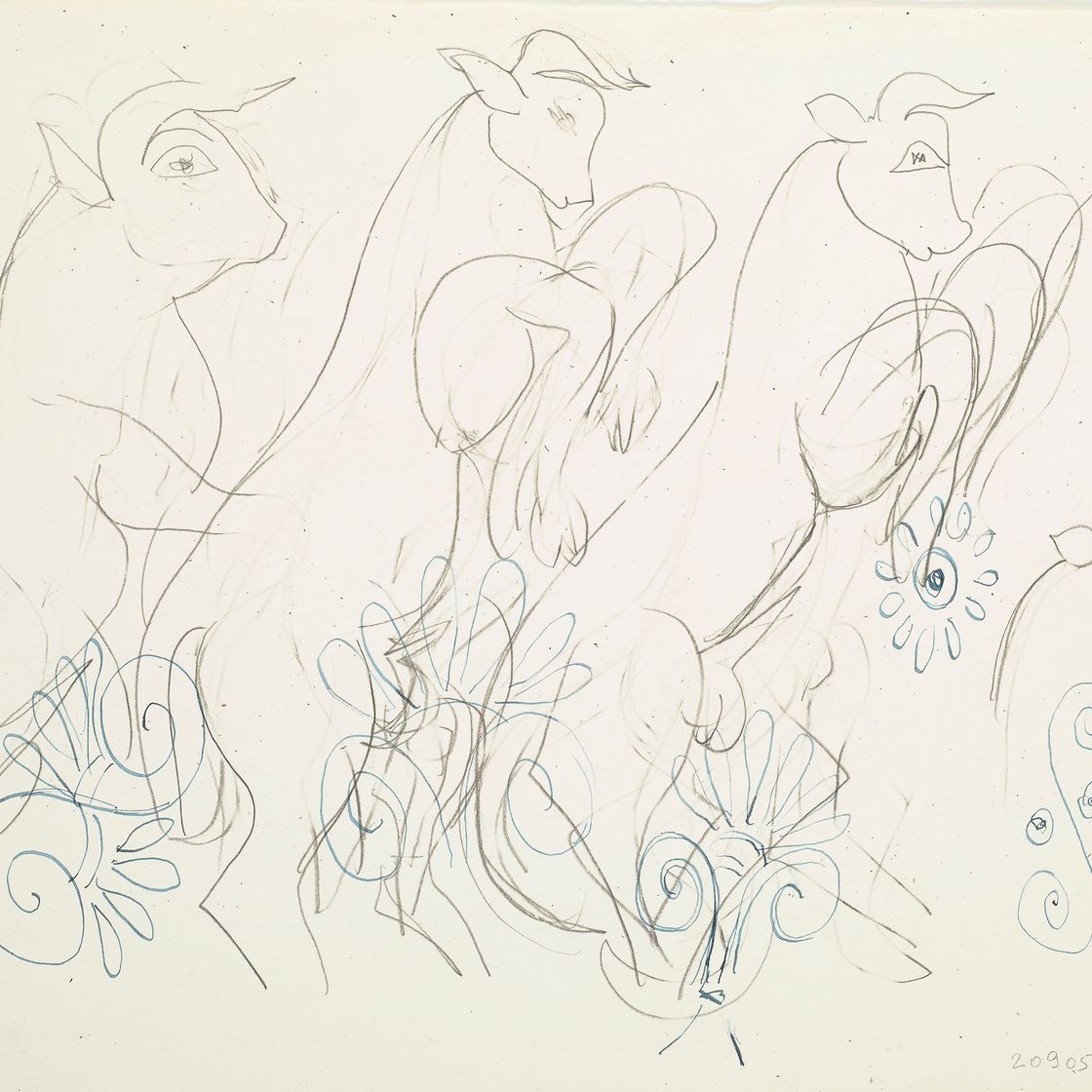 Henri Matisse — Крокодилы (спереди); минотавры (сзади), изображение 3