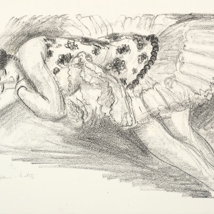 Henri Matisse — Танец танцовщиц на диване (D.-M. 485)