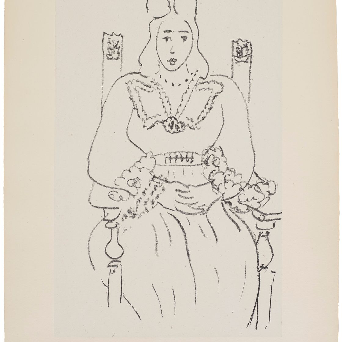 Henri Matisse — Этюд из поэм Шарля Орлеанского