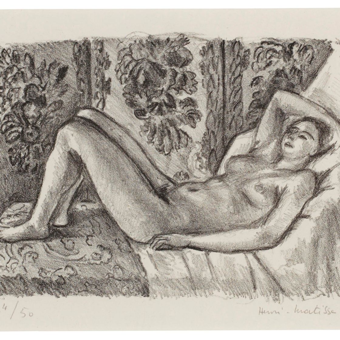 Henri Matisse — На кушетке рядом с Людовиком XIV