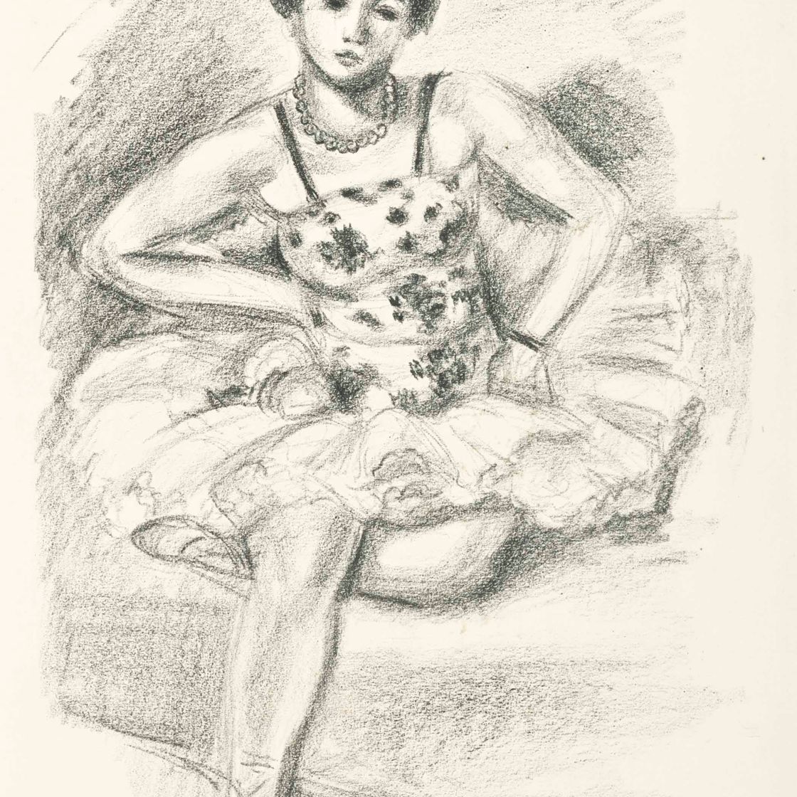 Henri Matisse — Танцовщица-ассистентка, от Dix Danseuses
