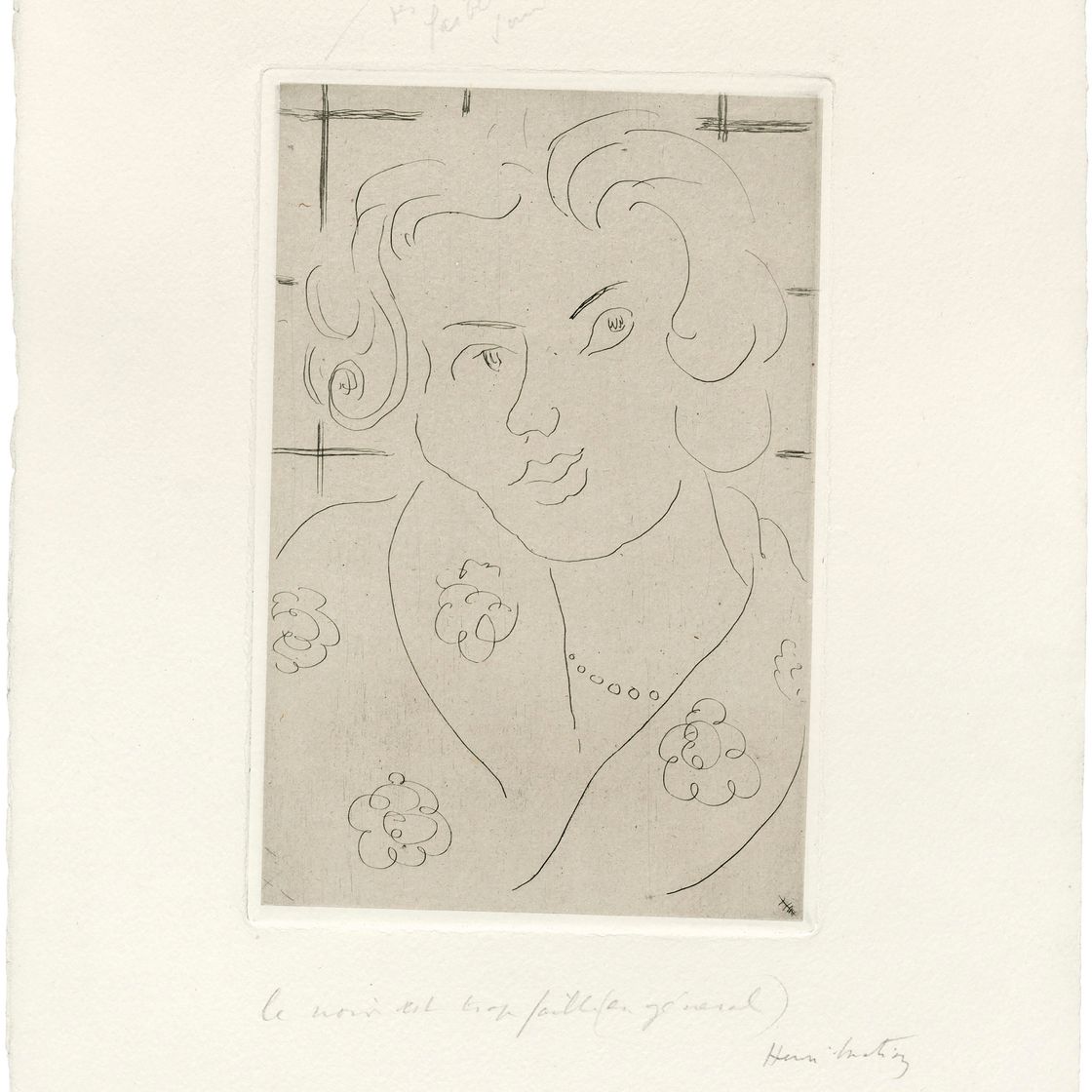 Henri Matisse — Бюст, халат флери