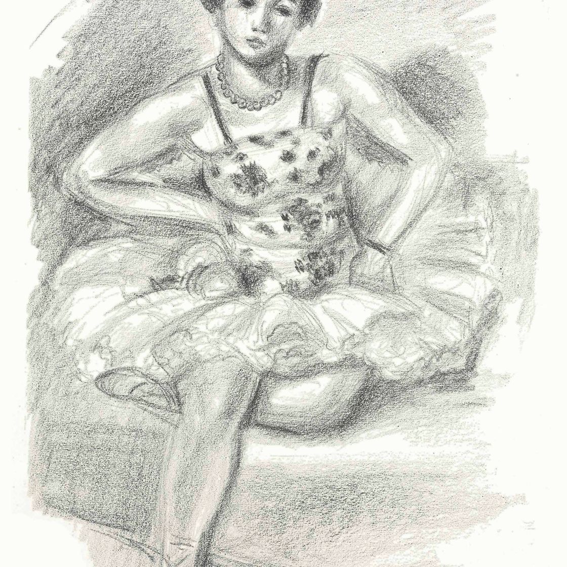 Henri Matisse — Танцовщица ассис, из группы Dix Danseuses