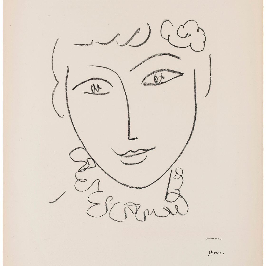 Henri Matisse — Ла Помпадур : две тарелки (Д. 670, 672)