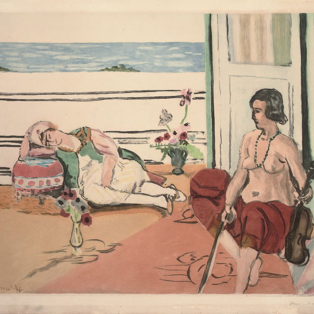 Henri Matisse — Одалиска на террасе (Жинесте и Пойон, 633)
