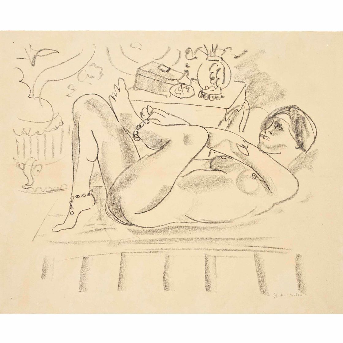 Henri Matisse — На обратном пути, перед первым столом Людовика XV