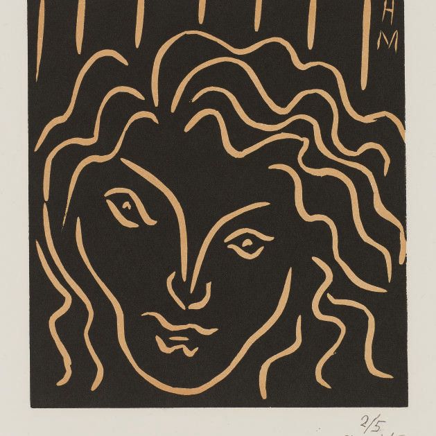 Henri Matisse — Тет-а-тет с женщиной-маскароном (Дютюит-Матисс 702)