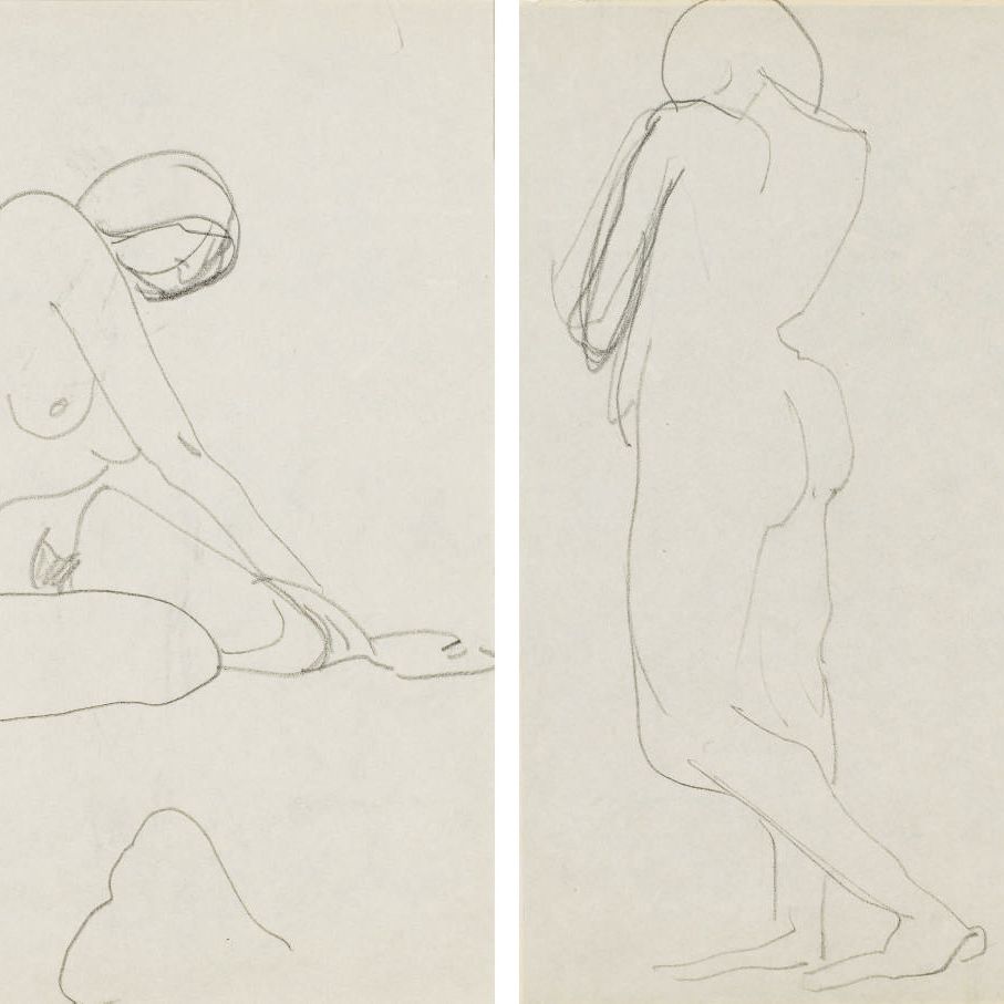 Henri Matisse — Новая поза женщины ( сзади ); Новый дебют женщины ( сзади )