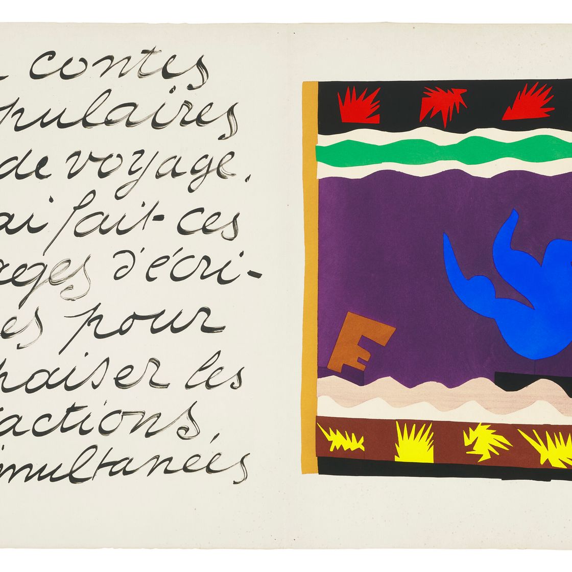 Henri Matisse — Ле тобоган, из джаза, изображение 1