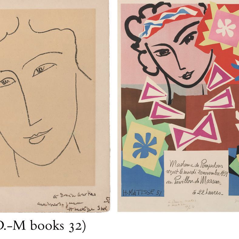 Henri Matisse — Одна пластинка, от: Echos (D.-M. books, 32)