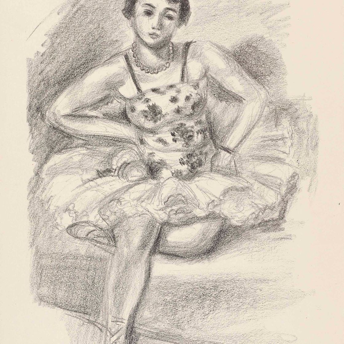 Henri Matisse — Ассистент танцовщицы, от: Dix Danseuses
