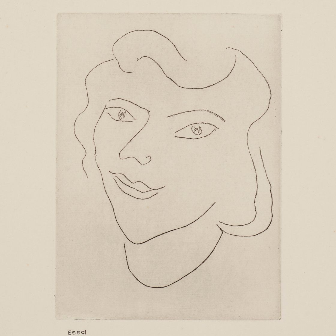 Henri Matisse — Треугольный облик, форма волюта